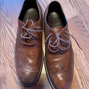 Men's Cole Haan British Tan Oxford Size 7.5 Very Nice!!!